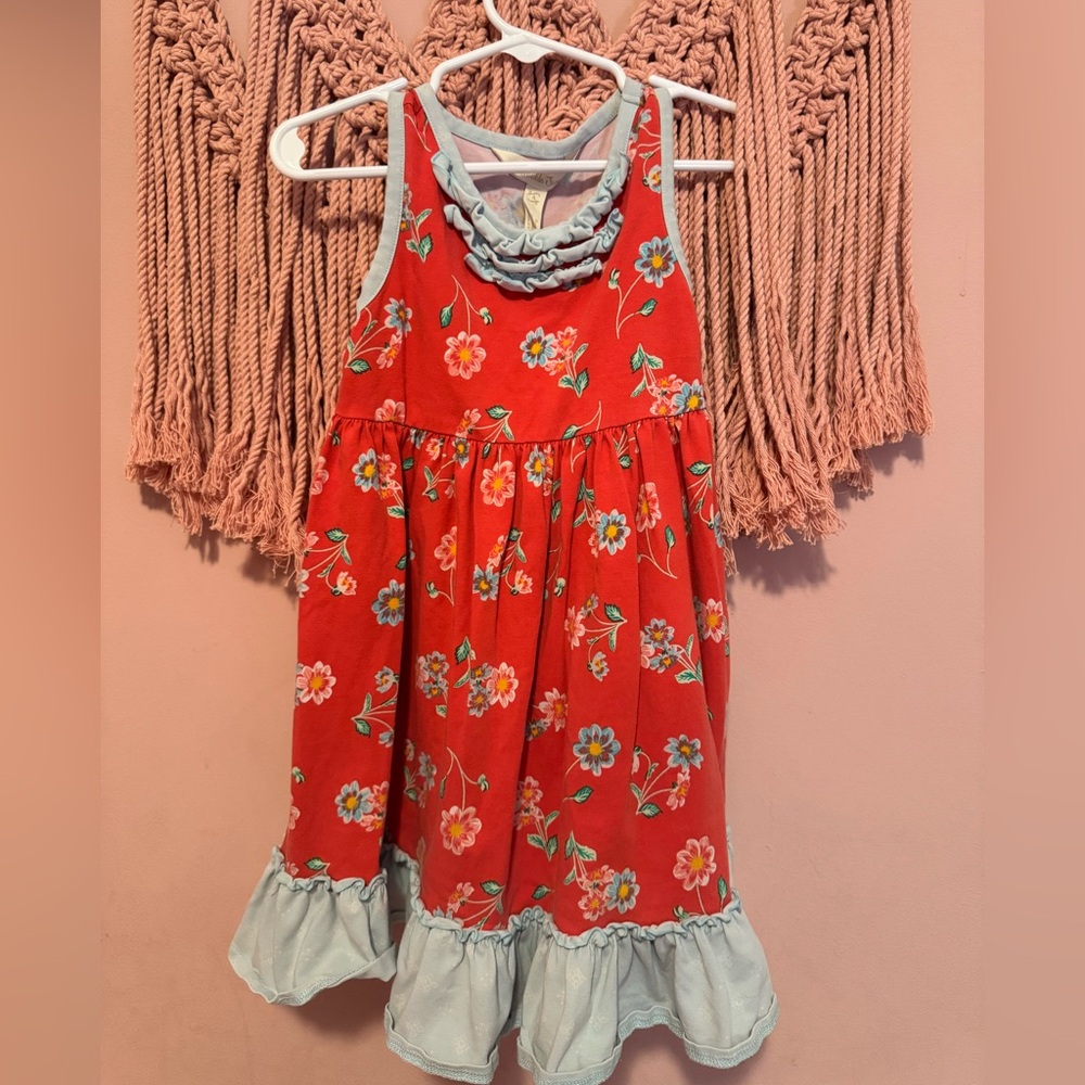 Matilda Jane Floral Red Kids Dress